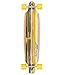 Osprey Twin Tip Longboard Skateboard, 39-Inch, Yellow