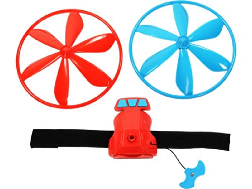 Handcopter, flying disk for the back of the hand with 2 large flight discs