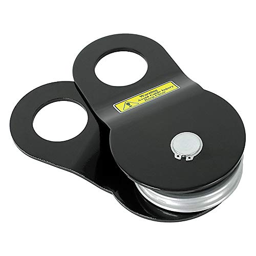 TUFF STUFF CNC Machined Snatch Block 10 Ton Winch Pulley 1/4" 20,000lb Capacity