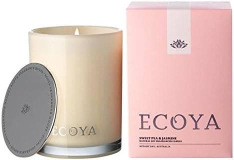 Ecoya Madison Jar Sweet Pea Candle - Pack of 6