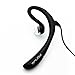 Behind-The-Ear WIRED Hands-free Headset MONO Headphone 3.5mm Single Earphone w Boom Mic for iPad, iPhone 6S 6 Plus 5S 4S - Samsung Galaxy S8 S8+ S6 S7 Edge S5 Note 5 4 3 - LG G5 G6 V20 - Google Pixel