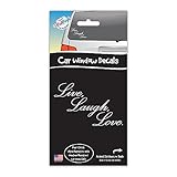 The Peel People Car Window Decal Live Laugh Love