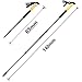 Walking pole Trekking Pole Collapsible Lightweight Shock-Absorbent Carbon Fiber Hiking Walking & Running Sticks with Natural Cork Grips Quick Locks adjustable Full Terrain Accessories and Carry Bags