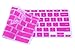 CaseBuy Ultra Thin Silicone Keyboard Protector Skin Cover for Acer Chromebook 14 CB3-431 CP5-471 14-inch Chromebook US Version(Hot Pink)