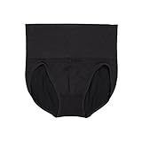 Extreme Shape Hi-Cut Shaper Brief With Tummy Control (Black, L/XL)