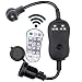 SUNYE Wireless Remote Control Outdoor Timer And Dimmer,240W,150FT Range,Photocell Light Sensor,Dusk To Dawn,Countdown,Memory,Plug In Dimmer for DIMMABLE LED String Lights,Incandescent Bulb