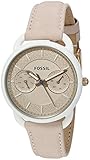 Fossil Women's ES4008 Tailor Multifunction Light Brown Leather Watch