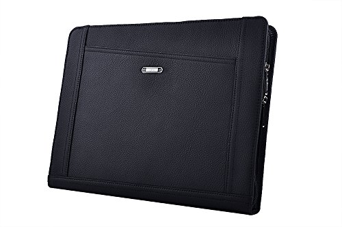 iPad Keyboard Portfolio, Executive Leather Padfolio Case with Bluetooth Keyboard for iPad Air /Air 2,Black