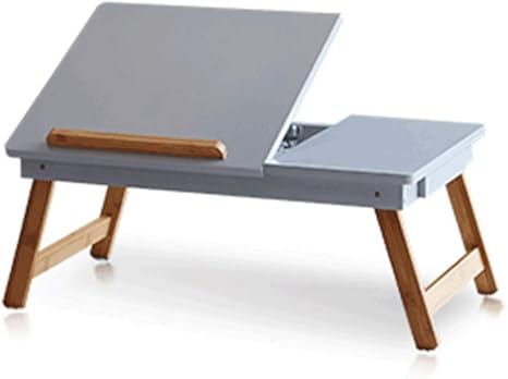 Amazon Co Jp Jxlbb ベッド折りたたみテーブル コンピューターノート パネル角度調節可能 引き出し付き 持ち運び簡単 ダイニング テーブル バルコニー 読書 ワークベンチ カラー ブルー Diy 工具 ガーデン