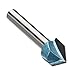 uxcell 60 Degree V-Groove Router Bit 1/2