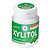 Lotte Xylitol Sugar Free Chewing Gum Lime Mint Flavored 61g.