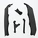 Team Losi 8IGHT-T 4.0 Truggy 1/8: Side Guards, Front Bumper & Rear Chassis Brace