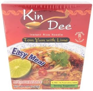 Kin Dee Tom Yum with Lime Flavour Instant Rice Noodle 85g