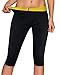 Roseate Women's Slimming Pants Hot Sweat Body Shaper Sauna Capri for Workout Compression Shapewear Thermo Leggings, Medium