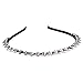 TOOGOO(R) Silver Metal Stud Rivet Spike Headband Hair Head Band Aliceband Punk Girl