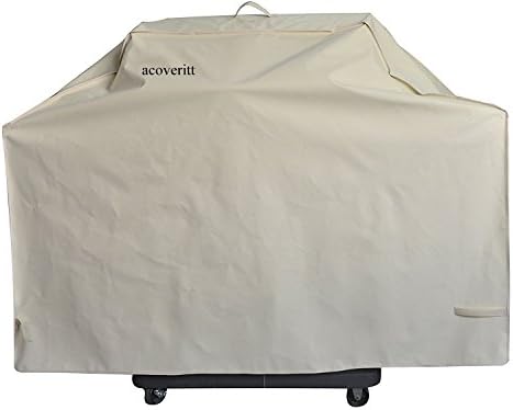 72" Heavy Duty Waterproof Gas grill cover fits Weber Char-Broil Coleman Gas Grill-Beige …
