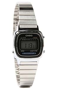 mini silver casio watch