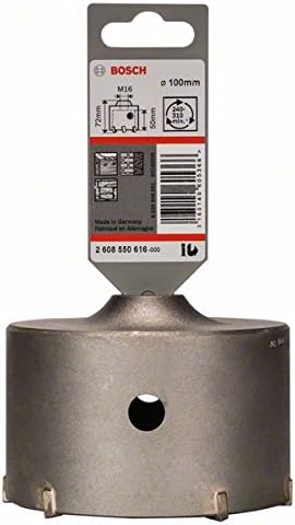 Amazon Com Bosch Professional 2608550616 2 608 550 616 Core Cutter Sds Max 9 Hollow Annular Bit Silver 100 X 50 X 72 Mm Home Improvement