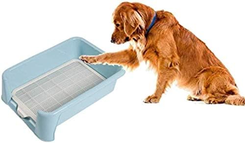 Blue 車 バイク Color 新作製品 世界最高品質人気 家電 カメラ 激安超特価 ビューティー B081vdcjlc 小動物用フェンス ウサギ 子犬 犬とペットのトイレペットトイレマット屋内トイレトレーニング草のトイレパッドルートレイ大子犬 43 57 14 5cm 100 品質