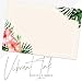 48 Tropical Palm Leaves Note Cards, 4x6 in, Cardstock Thick Paper