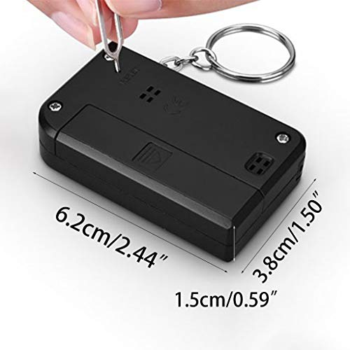 Itlovely Alcohol Breathalyser Portable Sensitive Breath Tester Accurate Digital Display LCD Lights Convenient Lightweight Pocket Size