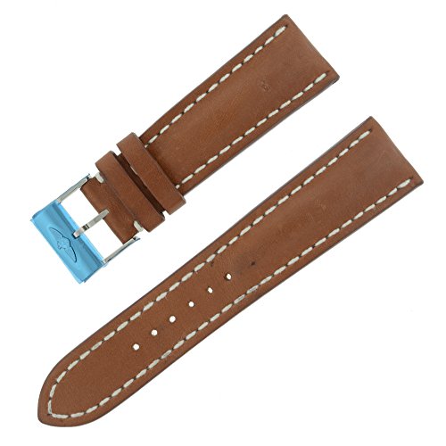 Breitling 24 - 20 mm Brown Leather Strap
