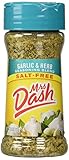 Mrs. Dash Garlic & Herb All Natural Seasoning Blend 2.5 oz