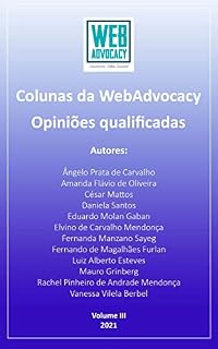 Livro Colunas da WebAdvocacy: Opiniõe Qualificadas