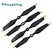 Mavic Pro Low-Noise Propellers Threeking Blades Quick-Release Propellers Special Design for DJI Mavic Pro/DJI Mavic Pro Platinum (2 Pairs)