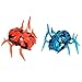 Fstop Labs 2 Pack Laser Tag Bug Spider Moving Robot, Space Blaster Training Bot, Robot Nano Bug Striker LED Laser Tag for Kids Game Toy Indoor and Outdoor Activity (Orange & Blue)