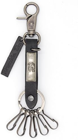 Ramble On Genuine Leather Handmade Key Chain - Unique Style For Bikers, Cowboys, Punks, Goths and Everybody In Between - Warrior Style For All You rowdies