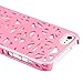 eForCity Snap-on Case Compatible with Apple iPhone 5, Pink Bird Nest Rear