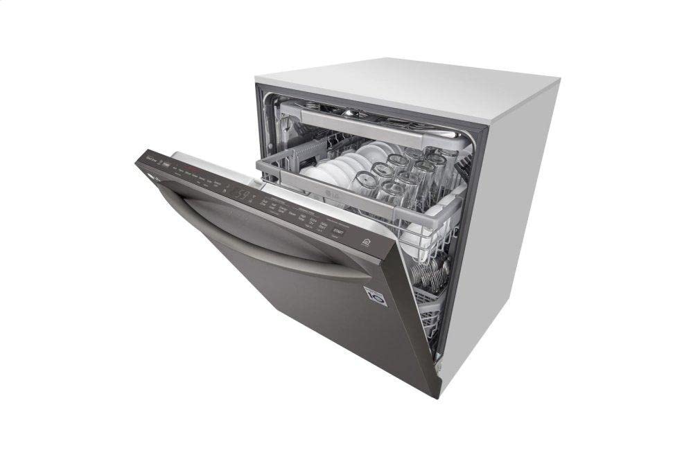 LG Top Control Smart Wi-Fi Enabled Dishwasher with QuadWash and TrueSteam - 24