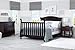 Delta Children Lancaster 4-in-1 Convertible Baby Crib, Dark Chocolate
