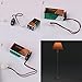 9-12V Shell Shade Miniature Floor Lamp Light for 1:12 Dollhouse Miniature by Generic