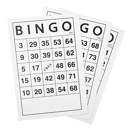 Classic Bingo Game Cards for Kids and Adults, 180 Different Cardstock