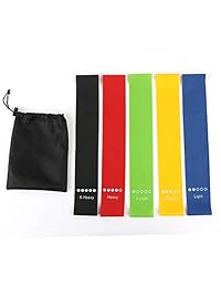 Juego de 18 bandas de resistencia con bandas de tubo de ejercicio, banda de resistencia CleanDell, ejes de eje, anclaje de puerta, correas de tobillo para entrenamiento de resistencia, entrenamientos en el hogar, terapia física, fortalecimiento de muselin