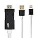 Lightning To HDMI, iPhone HDMI Adapter,BOJECHER (Upgrade Version) Apple To Hdmi Adapter,Lightning To Hdmi Adapter,1080P AV Adapter HDTV Cable 6.5Ft For iPhoneX/8/7/6/5Series,Plug and Play.