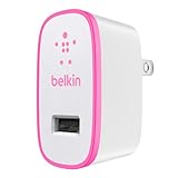 Belkin MIXIT Home and Travel Wall Charger for iPhone 7 / 7S, iPhone 6S / 6S Plus, iPhone 6 / 6 Plus, iPhone 5 / 5S / 5c, iPad Pro, iPad Air 2, iPad Air, iPad mini 4, iPad mini 3, iPad mini 2, iPad mini and iPad 4th Gen (2.1 Amp / 10 Watt), Pink