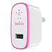 Belkin MIXIT Home and Travel Wall Charger for iPhone 7 / 7S, iPhone 6S / 6S Plus, iPhone 6 / 6 Plus, iPhone 5 / 5S / 5c, iPad Pro, iPad Air 2, iPad Air, iPad mini 4, iPad mini 3, iPad mini 2, iPad mini and iPad 4th Gen (2.1 Amp / 10 Watt), Pink
