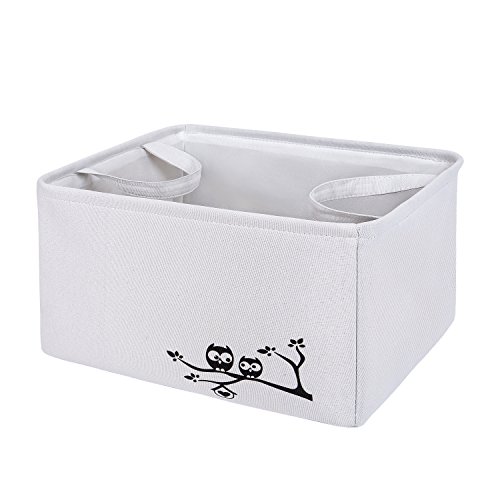 100% Cotton Canvas Storage Basket, Cotton yarn lining, Household Storage Organizer Bin, Baby Toys Storage Bins, Shelf Storage Cubes for Living Room Cabinet.No handle