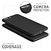 totallee iPhone 8 Plus Case, Thinnest Cover Premium Ultra Thin Light Slim Minimal Anti-Scratch Protective - for Apple iPhone 8 Plus The Scarf (Matte Black)