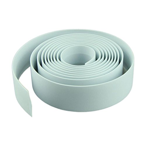 Witspace Bike Cycling Handle Belt Bicycle Cork Handlebar Tape Wrap +2 Bar Plug (White)