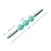 Premium Muscle & Cellulite Massage Sticks for Back, Leg, Foot, Neck, Abs, Fascia Fat Blaster Stick, Myofascial Release Massager Balls to Relieve Deep Tissue Soreness, StressAches & Pains (Mint green)