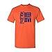 Strange Cargo Men's Chicago Beer Down Bears Parody T-Shirt XL Orange