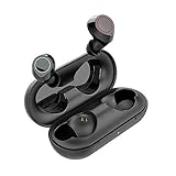 True Wireless Earbuds Bluetooth 5.0 Wireless Earbuds Headphones Stereo Bass Air Buds 4 Hrs Continuous Playtime in-Ear Earphones 24Hrs with Charging Case for Airpods IPX5 Waterproof