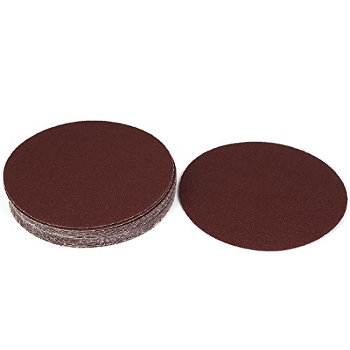 uxcell Grinding Tool 40 Grit Abrasive Hook and Loop Sanding Disc Sandpaper 7" Dia 20 Pcs