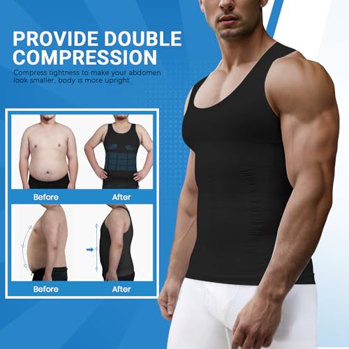 MEETWEE Men's Tank Top, Fitness Tank Top Gym T Shirt for Running Sports