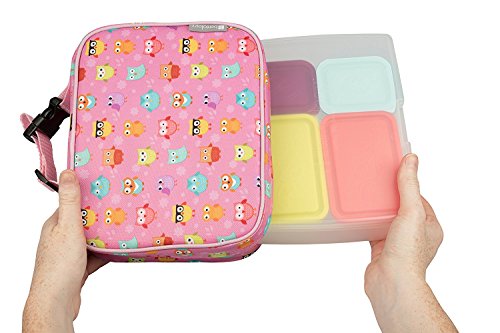Insulated Lunch Box Sleeve - Securely Cover Your Bento Box - Owl