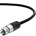 Mediabridge™ Coaxial Cable (3 Feet) with F-Male Connectors – Dual Shielded - Flex Series - Digital Audio/Video Cable - Black - (Part# CJ03-MBF-N1)